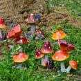 thumbnail image 1 of Neinkie Fée Jardin Miniatures Décoration Orange Champignon Résine DIY Jardin Ornement Micro Paysage Mini Maison de Poupée, 1 of 7