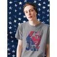 thumbnail image 2 of 4Th July Usa Independence Day T-Shirt Men -Image by Shutterstock, Male XX-Large, 2 of 4