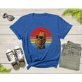 thumbnail image 6 of Cool Retro Africa Giraffe Animal with Sun Glasses at Sunset T-Shirt Graphic Giraffe Lover Gift T Shirt for Men Women Boys Girls Tshirt, 6 of 8