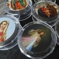 thumbnail image 5 of 10pcs Plastic Storage Box for Round Beads Catholic Rosary Cross Religious Neckla, 5 of 6