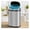 Silver, variant on Kitchen Trash Can 13.2 Gallon Garbage Can with Odor Control System, Automatic Touch Sensor Trash bin with Lid, Stainless Steel Silent Waste Bin for Home Office Bedroom, 50 Liter (Black)