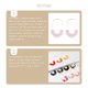 thumbnail image 3 of Pendientes colgantes multicolor liso semicírculo acrílico mujer pendiente regalo de aniversario elegante gancho para la oreja boda playa blanco Ropa, zapatos y accesorios Miscelánea Púrpura claro Qarigey AP010380-11, 3 of 6