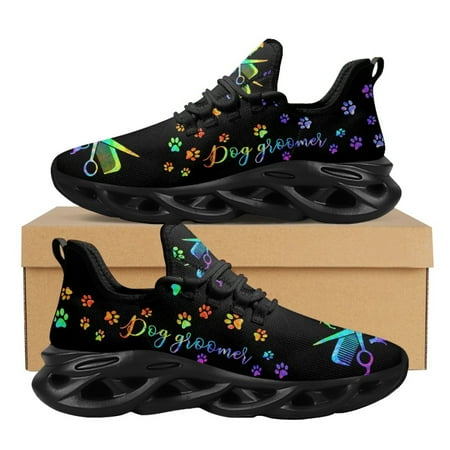 

Fashion Dog Groomer Sneakers Pet Barber Stylist Design Brand Shoes Breathable Non-Slip Sneakers Zapatos Planos 2024