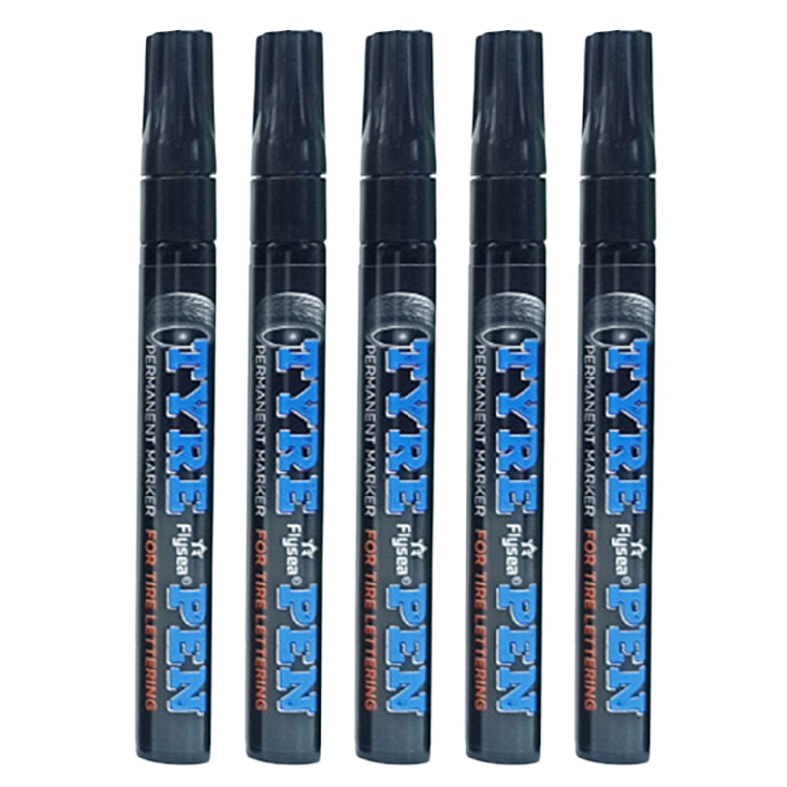 White Marker Pen 5 pack Acrylic White Permanent Marker Water Based Ink, White Paint Pens for