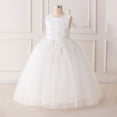 thumbnail image 5 of HAYIMI Child Girls Formal Party Dress Elegant Tutu Gown For Recital Pageant Beach O-Neck Classic Dresses, 5 of 8