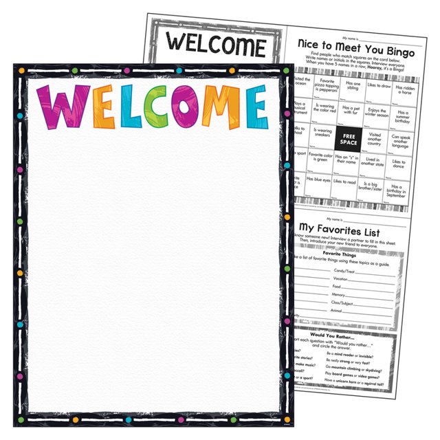 Bienvenue Color HarmonyTM Tableau d'Apprentissage, 17 Pouces X 22 Pouces