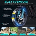 thumbnail image 5 of DTTZH F6 Electric Bike for Adults, 750W Motor, 60 Miles, 28 mph E Mountain Bike, 20" x 4" Fat Tire Off-Road Ebike, 48V 15.6Ah UL2849 Certified, 5 of 10