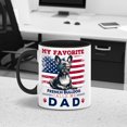 thumbnail image 2 of My Favorite French Bulldog Calls Me Dad. Happy Father's Day 11oz Accent Two-tone Mug Dog Lover Gifts Coffee Tea Cup - 00005, 2 of 5