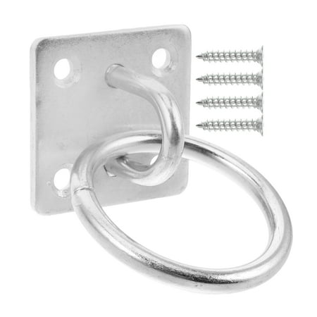 Block Tie Ring Hitching Ring With Screws For Horse Stall Stable Cross Tie Ring For Horse Tie Down Horse Barn Supplies