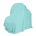 thumbnail image 4 of WAGUTH Women's Maternity Nursing Poncho Button Down Casual Soft Breathable Breastfeeding Cover Ups for Pregnancy & Postpartum,Sky Blue,Free Size, 4 of 4