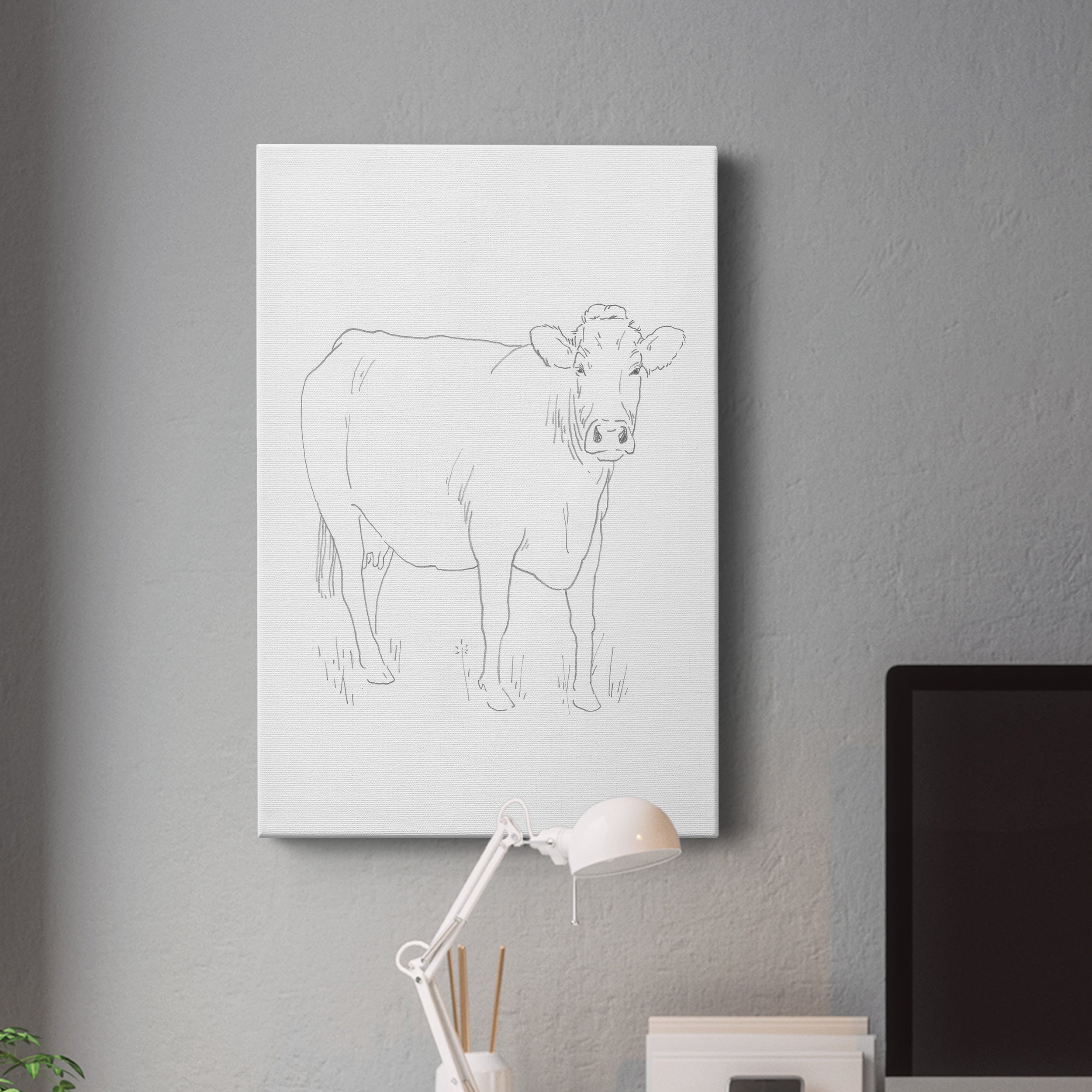 Limousin Cattle III Premium Gallery Wrapped Canvas - Ready to Hang