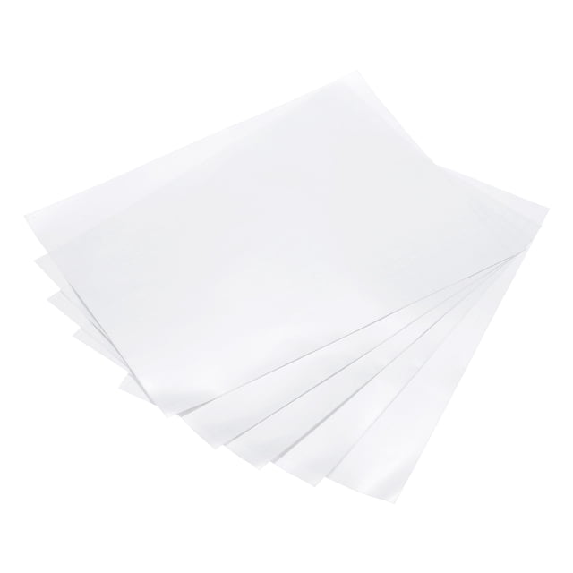 Película de laminado en frío autoadhesiva Uxcell 12"x17" con respaldo adhesivo para fotos, menús, paquete de 12
