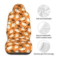 thumbnail image 5 of Honeii Cute Ghosts Print Car Seat Covers 2 Pieces, Full Set Universal Seat Covers for Cars, Waterproof Auto Seat Protectors, 5 of 7