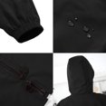 thumbnail image 7 of Tanghaowl Women's Lightweight Casual Jacket Outdoor Work Coat with Zip Front and Hooded Style for Spring Fall Layering Comfortable Loose Fit Black XXXL, 7 of 7