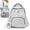 White, variant on YardChic Piano Backpack, Scene Backpack, Cute Core Backpack, Music Backpack, Music Piano Keyboard Backpack with Star Keychain, Zipper Waterproof Cute Bookbag for Home Classroom Essentials, Black