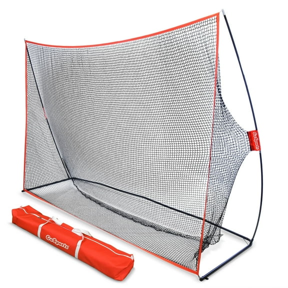GoSports Golf Practice Hitting Net - Huge 10' x 7' Size - Designed by Golfers for Golfers
