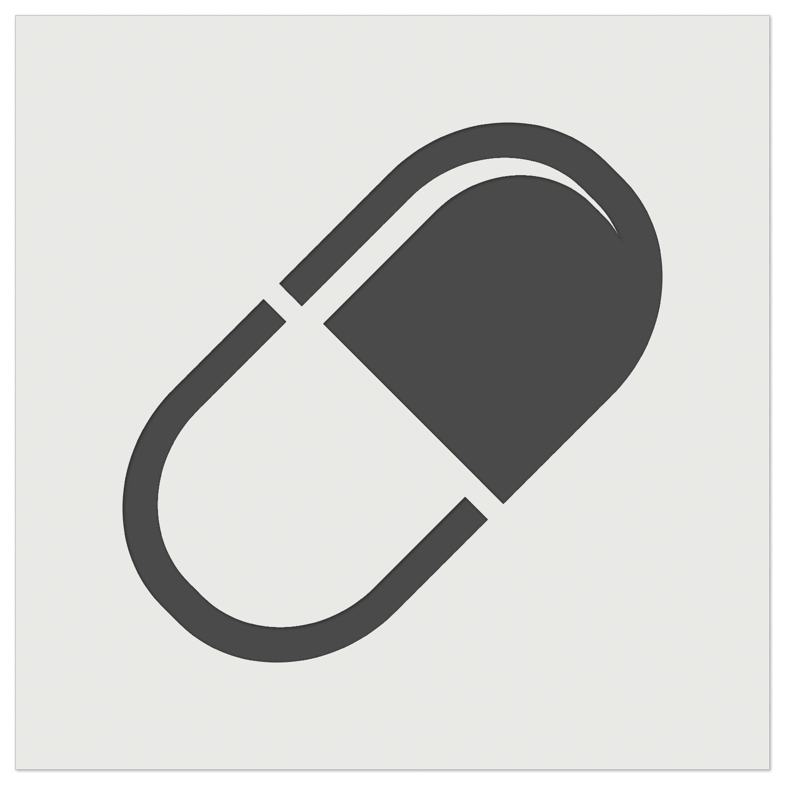 Pill Medicine DIY Cookie Wall Craft Stencil - 7.0 Inch - Walmart.com