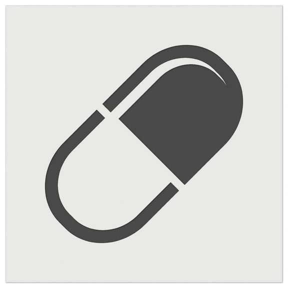 Pill Medicine DIY Cookie Wall Craft Stencil - 5.5 Inch
