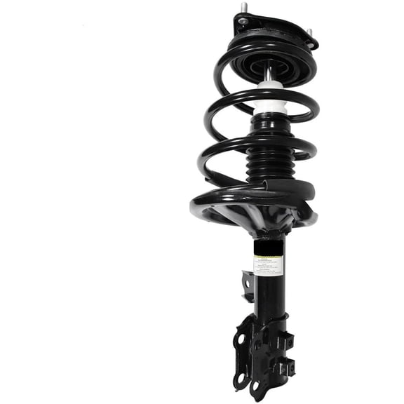 Detroit Axle - Front Right Strut for Hyundai Elantra 07-10, Passenger Side Strut w/Coil Spring 2007 2008 2009 2010 Replacement Suspension Quick Install Ready Strut Shock Assembly