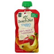 Beech-Nut Stage 2 Peach, Apple & Banana Puree Fruitiest On-The-Go, 4 Oz.