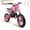Pink, variant on 50cc 2-Stroke Mini Dirt Bike Pit Bike, Off-Road Motorcycle with Pull Start, Chain Drive, Front and Rear Disc Brakes, Shock Absorbers, 15-Inch Tires, 190 Lbs Max Load, Beginner Trail Bike