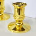 thumbnail image 4 of 30X Gold Pillar Candle Base Taper Candle Holder Candlestick Christmas Party Decor, 4 of 6