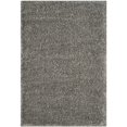 thumbnail image 4 of SAFAVIEH Charlotte Solid Plush Shag Area Rug, Grey, 4' x 6', 4 of 4
