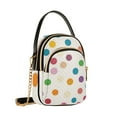 thumbnail image 7 of FORMRS Crossbody Bag for Women Quilted Travel Shoulder Cell Phone Purse with Chain Strap Handbag, Polka Dot, 7 of 7