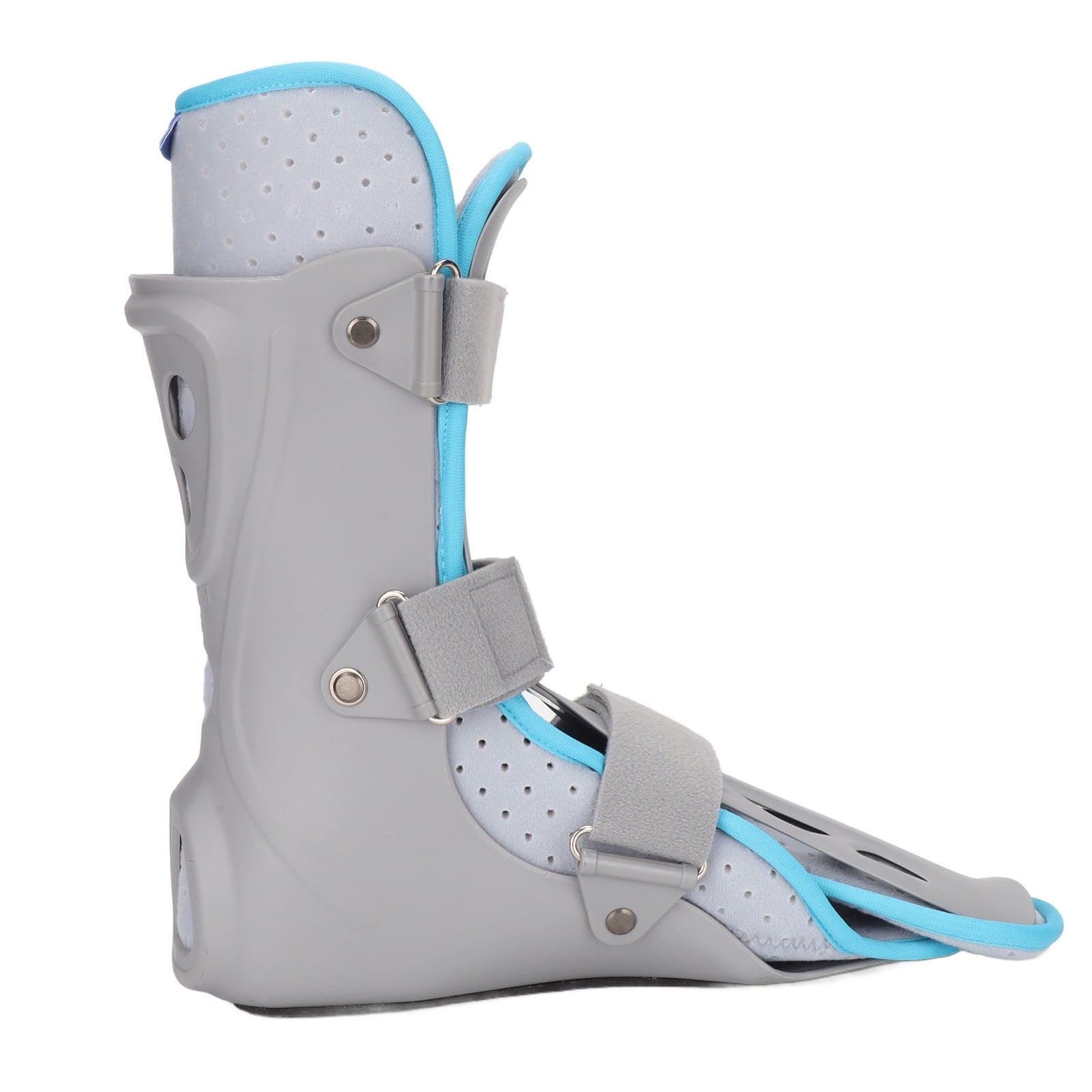 Ankle Brace Breathable Tightness Adjustable Fracture Recovery Foot Ankle Fixing Splint With Baffle Foot Adjustable Tightness Porous Ventilation Design Excellent Pvc Material