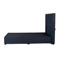 thumbnail image 3 of Box Base Cama + Cabecera Queen Size Lugo Azul, 3 of 8