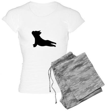 

CafePress - French Bulldog Yoga Pajamas - Women s Light Pajamas