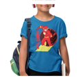 thumbnail image 3 of Playera Fan Army The Flash Talla 6 flash manga corta azul turquesa, 3 of 4