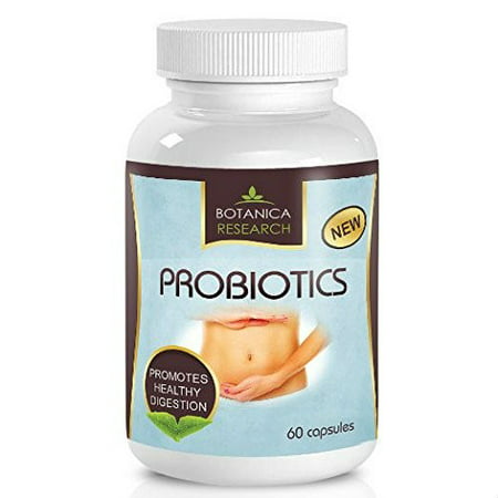 Probiotics All Natural Health Supplement for Women and Men with Lactic Acid Bacteria for Yeast