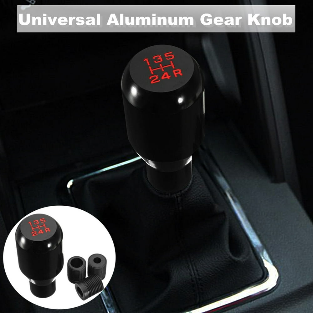 Car 5 Speed Manual Gear Shift Knob Stick Gearstick Shifter w/ 8mm 10mm ...