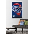 thumbnail image 2 of NHL New York Rangers - Mask 16 Wall Poster with Wooden Magnetic Frame, 22.375" x 34", 2 of 3