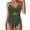 Green, variant on ZQUUVOU Women's One Piece Mesh Swimsuits Tummy Control Cutout High Waisted Bathing Suit Wrap Tie Back 1 Piece Swimsuit Olive Green