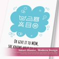 thumbnail image 4 of WaaHome Funny Mothers Day Card - She Knows What to Do - Laundry Symbol Joke - Humorous Happy Mothers Day Cards for Best Mom, Minimalist Mother's Day Card from Adult Son Daughter, with Envelope, 4 of 7