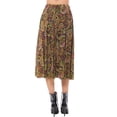 thumbnail image 4 of MixMatchy Women's Summer Floral Print Elastic High Waist Flared Long Skirt, 4 of 6