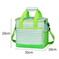 thumbnail image 3 of Fiudx Bolsa de Picnic de Gran Capacidad, Aislante Térmico Portátil, Reutilizable, Ideal para Uso En Exteriores, Ideal para Picnics, Camping y Playa. Tamaño: 30 X 28 X 18 Cm., 3 of 4