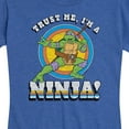 thumbnail image 3 of Teenage Mutant Ninja Turtles - Trust Me, I'm A Ninja - Women's Short Sleeve Graphic T-Shirt, 3 of 5