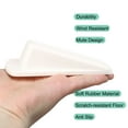 thumbnail image 6 of Home Rubber Anti-slip Wedge Door Stopper Doorstops Protector Door Holders White, 4pcs, 6 of 7
