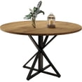 thumbnail image 3 of Bingirl 47 - Inch Round Dining Table for 4 People with Sturdy Metal Pedestal, 3 of 7