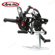 Arashi (Version 2.0) Rearsets for Triumph Daytona 675 / R 2013 - 2018 675R 2014 2015 2016 2017 Motorcycle Accessories Adjustable Footrests Quick Shift Foot Peg Rear Sets Black