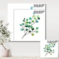 thumbnail image 4 of Designart ' Young Eucalyptus Branches and Leaves IV ' Traditional Canvas Wall Art Print, 4 of 4