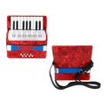 thumbnail image 3 of Acordeón De Piano Bajo De 17 Teclas, Instrumento Musical Educativo Para Estudiantes Principiantes Para El Desarrollo De La Primera Infancia, 3 of 7