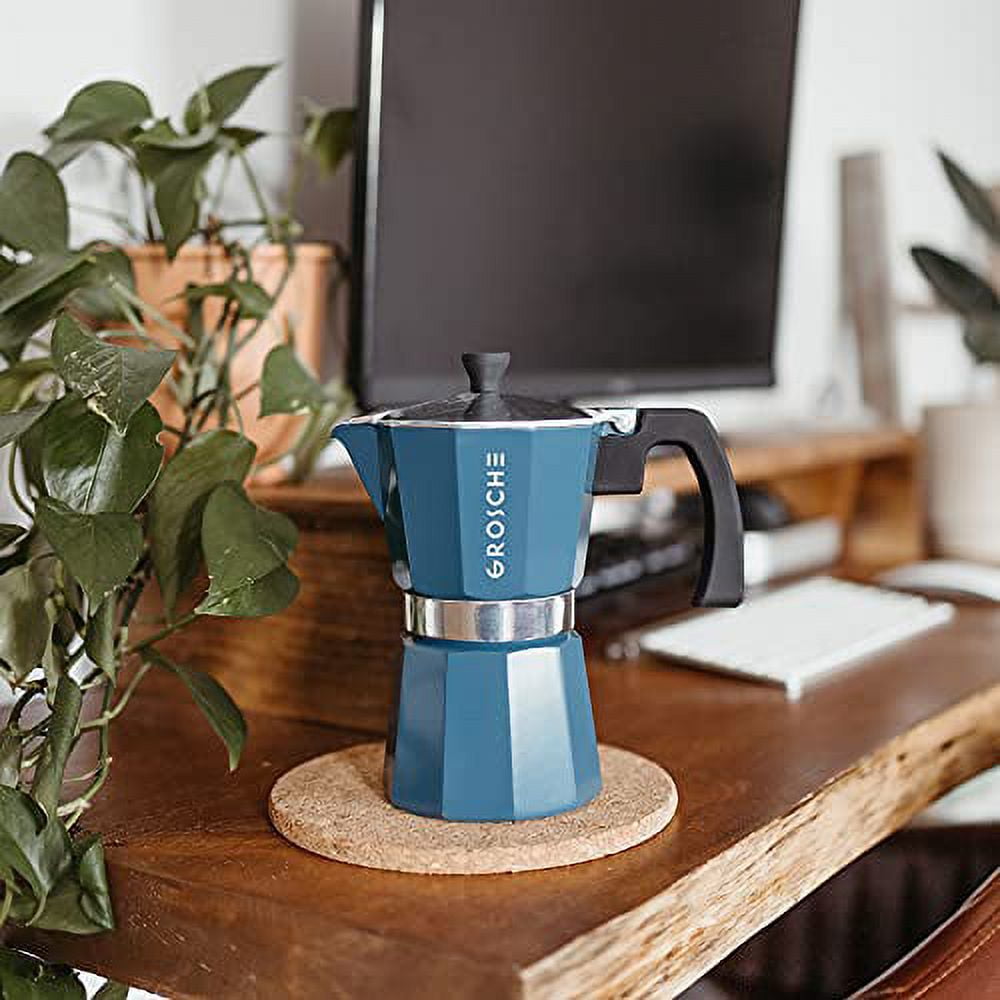 GROSCHE MILANO 6-Cup Stovetop Espresso Maker - Black – Domaci