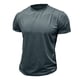 thumbnail image 1 of pstuiky camisetas de hombre, Camiseta de manga corta para hombre, estilo casual, lisa, con cuello redondo y botones camisetas de hombre s, 1 of 4