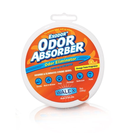 Walex ABSORBRETOT Exodor Odor Absorber - Orange Twist Scent, 8 oz.