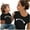 Black, variant on Odeerbi Mommy And Me Tops Matching Outfits Mother and Daughter Clothes Love Print Short Sleeve T-shirts Tops Blouse