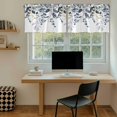 thumbnail image 5 of Blue Grey Eucalyptus Tier Curtains 36 Inch Length, Watercolor Spring Weeping Botanical Cafe Short Curtains for Bathroom Over Sink, Small Kitchen Curtain Light Filtering Drapes 2 Panels 27.5"Wx36"L, 5 of 8
